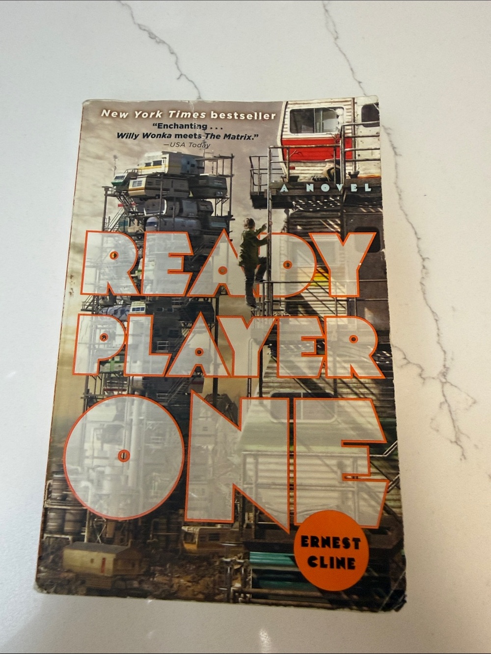 Ready Player One by - Orange Accent Paperback Novel
